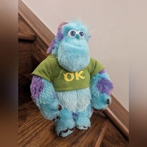 Disney Sully Monster's Inc Monster's University Plush Stuffed Animal Toy & Bag